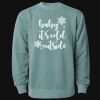 Unisex Midweight Pigment-Dyed Crewneck Sweatshirt Thumbnail