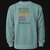 Unisex Midweight Pigment-Dyed Crewneck Sweatshirt Thumbnail