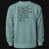 Unisex Midweight Pigment-Dyed Crewneck Sweatshirt Thumbnail