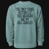 Unisex Midweight Pigment-Dyed Crewneck Sweatshirt Thumbnail