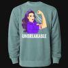 Unisex Midweight Pigment-Dyed Crewneck Sweatshirt Thumbnail
