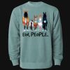 Unisex Midweight Pigment-Dyed Crewneck Sweatshirt Thumbnail