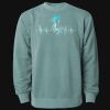 Unisex Midweight Pigment-Dyed Crewneck Sweatshirt Thumbnail
