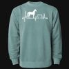Unisex Midweight Pigment-Dyed Crewneck Sweatshirt Thumbnail