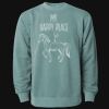 Unisex Midweight Pigment-Dyed Crewneck Sweatshirt Thumbnail