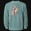 Unisex Midweight Pigment-Dyed Crewneck Sweatshirt Thumbnail