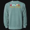 Unisex Midweight Pigment-Dyed Crewneck Sweatshirt Thumbnail