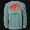 Unisex Midweight Pigment-Dyed Crewneck Sweatshirt Thumbnail