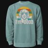 Unisex Midweight Pigment-Dyed Crewneck Sweatshirt Thumbnail