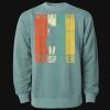 Unisex Midweight Pigment-Dyed Crewneck Sweatshirt Thumbnail
