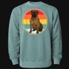 Unisex Midweight Pigment-Dyed Crewneck Sweatshirt Thumbnail