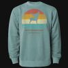 Unisex Midweight Pigment-Dyed Crewneck Sweatshirt Thumbnail