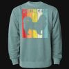 Unisex Midweight Pigment-Dyed Crewneck Sweatshirt Thumbnail