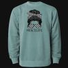 Unisex Midweight Pigment-Dyed Crewneck Sweatshirt Thumbnail