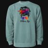 Unisex Midweight Pigment-Dyed Crewneck Sweatshirt Thumbnail