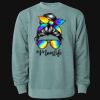 Unisex Midweight Pigment-Dyed Crewneck Sweatshirt Thumbnail
