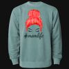 Unisex Midweight Pigment-Dyed Crewneck Sweatshirt Thumbnail
