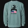 Unisex Midweight Pigment-Dyed Crewneck Sweatshirt Thumbnail