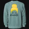 Unisex Midweight Pigment-Dyed Crewneck Sweatshirt Thumbnail