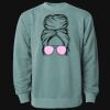 Unisex Midweight Pigment-Dyed Crewneck Sweatshirt Thumbnail