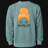 Unisex Midweight Pigment-Dyed Crewneck Sweatshirt Thumbnail