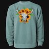 Unisex Midweight Pigment-Dyed Crewneck Sweatshirt Thumbnail