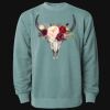 Unisex Midweight Pigment-Dyed Crewneck Sweatshirt Thumbnail
