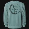 Unisex Midweight Pigment-Dyed Crewneck Sweatshirt Thumbnail