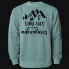Unisex Midweight Pigment-Dyed Crewneck Sweatshirt Thumbnail