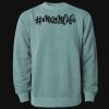 Unisex Midweight Pigment-Dyed Crewneck Sweatshirt Thumbnail