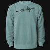 Unisex Midweight Pigment-Dyed Crewneck Sweatshirt Thumbnail