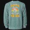 Unisex Midweight Pigment-Dyed Crewneck Sweatshirt Thumbnail