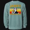 Unisex Midweight Pigment-Dyed Crewneck Sweatshirt Thumbnail