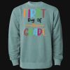 Unisex Midweight Pigment-Dyed Crewneck Sweatshirt Thumbnail
