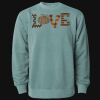 Unisex Midweight Pigment-Dyed Crewneck Sweatshirt Thumbnail