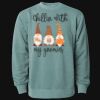 Unisex Midweight Pigment-Dyed Crewneck Sweatshirt Thumbnail