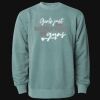 Unisex Midweight Pigment-Dyed Crewneck Sweatshirt Thumbnail