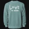 Unisex Midweight Pigment-Dyed Crewneck Sweatshirt Thumbnail