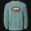 Unisex Midweight Pigment-Dyed Crewneck Sweatshirt Thumbnail