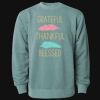 Unisex Midweight Pigment-Dyed Crewneck Sweatshirt Thumbnail