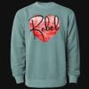 Unisex Midweight Pigment-Dyed Crewneck Sweatshirt Thumbnail
