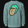 Unisex Midweight Pigment-Dyed Crewneck Sweatshirt Thumbnail