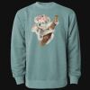 Unisex Midweight Pigment-Dyed Crewneck Sweatshirt Thumbnail