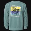 Unisex Midweight Pigment-Dyed Crewneck Sweatshirt Thumbnail