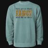 Unisex Midweight Pigment-Dyed Crewneck Sweatshirt Thumbnail