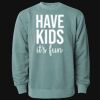 Unisex Midweight Pigment-Dyed Crewneck Sweatshirt Thumbnail