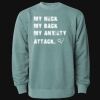 Unisex Midweight Pigment-Dyed Crewneck Sweatshirt Thumbnail