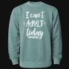 Unisex Midweight Pigment-Dyed Crewneck Sweatshirt Thumbnail