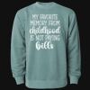 Unisex Midweight Pigment-Dyed Crewneck Sweatshirt Thumbnail