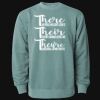 Unisex Midweight Pigment-Dyed Crewneck Sweatshirt Thumbnail
